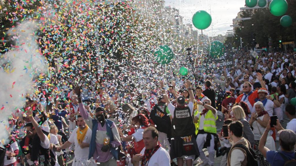 El pregón de Interpeñas, en una de las pasadas ediciones.