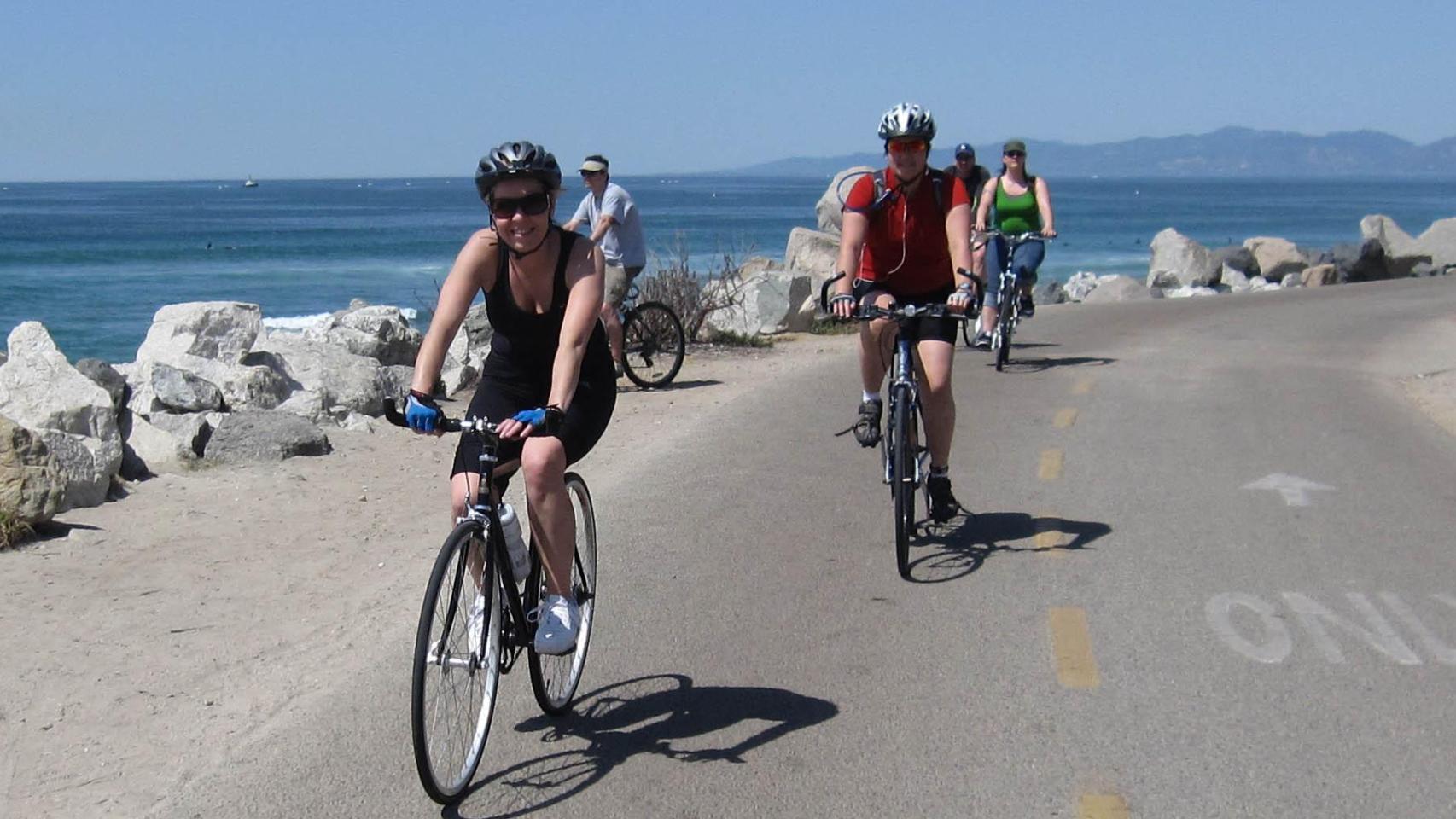 El Marvin Braude Bike Trail tiene aproximadamente 22 millas.