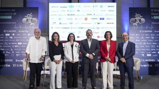 José Barberán (HM Hospitales), Enrique Gómez Aguilera (Sociedad Española de Ingeniería Biomédica), Mercedes Sánchez (Facultad de Ciencias de la Salud de la Universidad Católica de Ávila) y Clara Campos (Centro de Estudios Superiores de la Industria Farmacéutica (CESIF-metrodora))