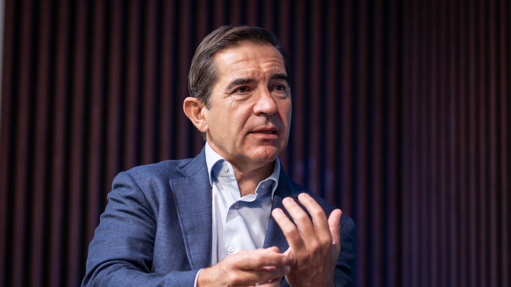Carlos Torres, presidente del BBVA, en su última entrevista con EL ESPAÑOL.