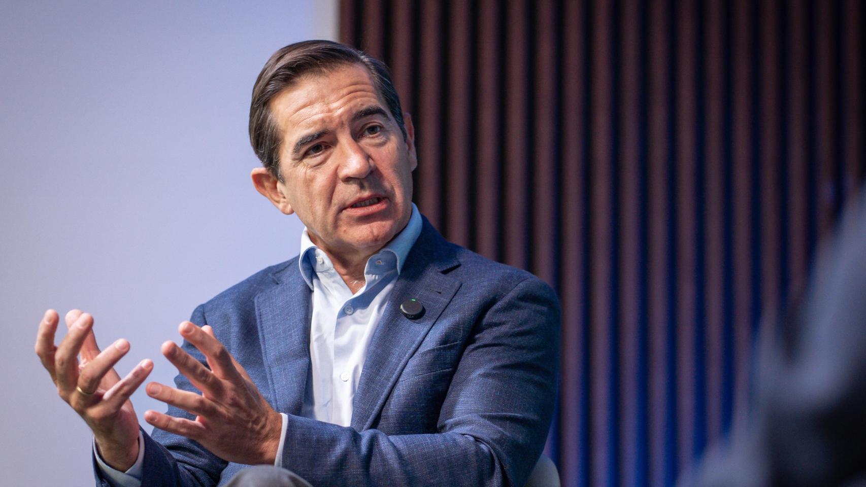 Carlos Torres, presidente del BBVA, durante una entrevista con EL ESPAÑOL.