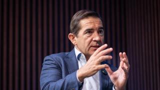 Carlos Torres, presidente del BBVA, durante la entrevista con EL ESPAÑOL.