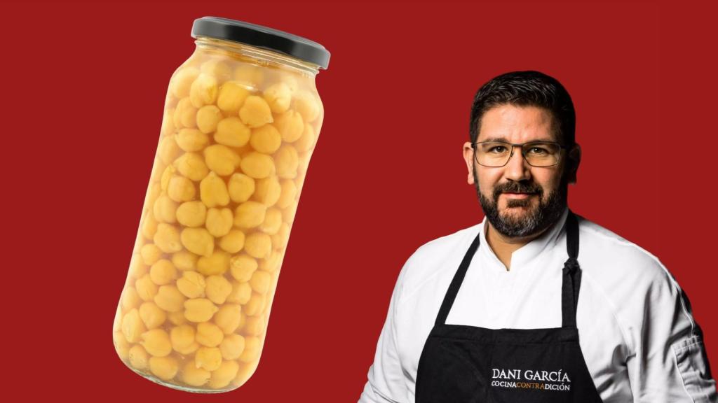 El chef Dani García en un montaje de El Español