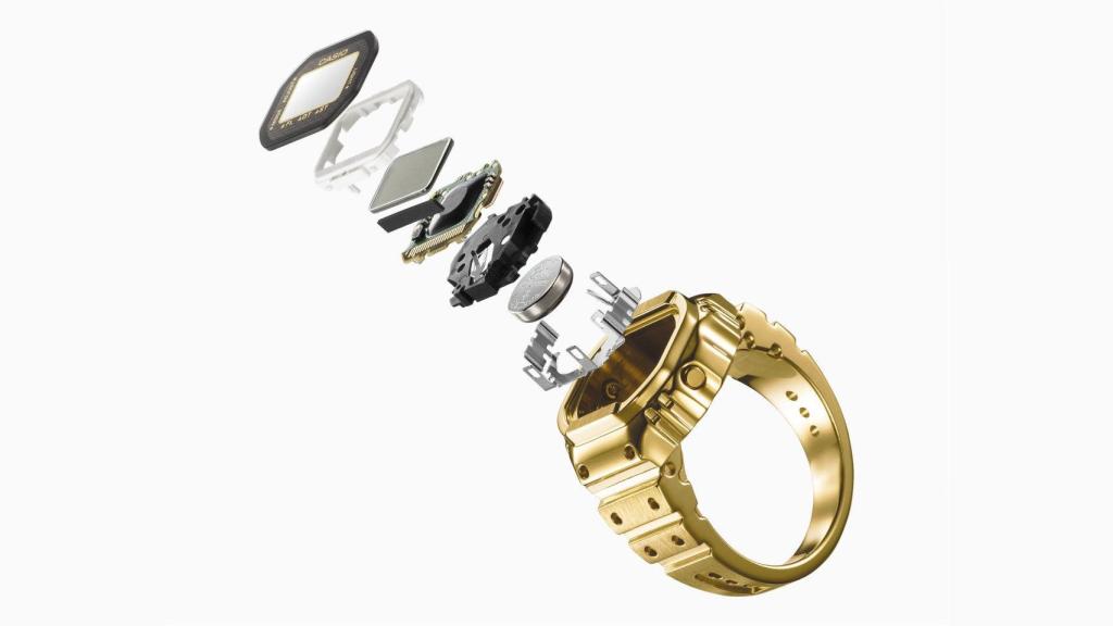 Interior del anillo Casio Ring Watch