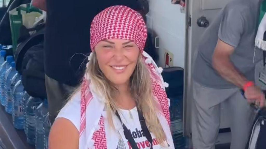 Ana María Alcalde Callejas, conocida como 'Barbie Gaza'.