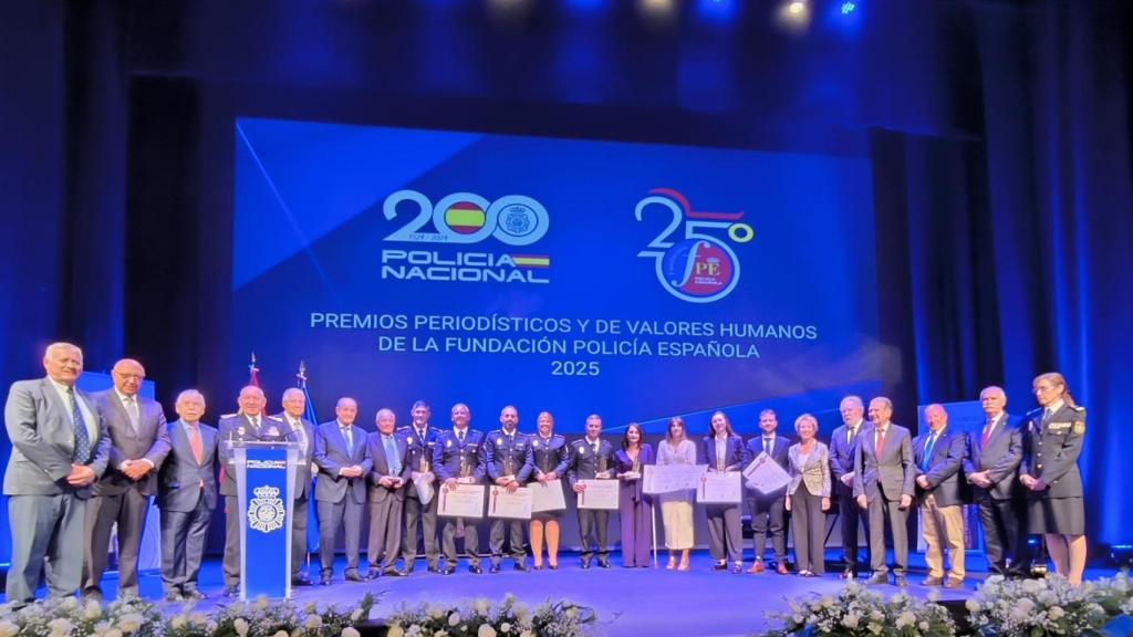 Los galardonados en los Premios Periodísticos y de Valores Humanos de la Fundación Policía Española