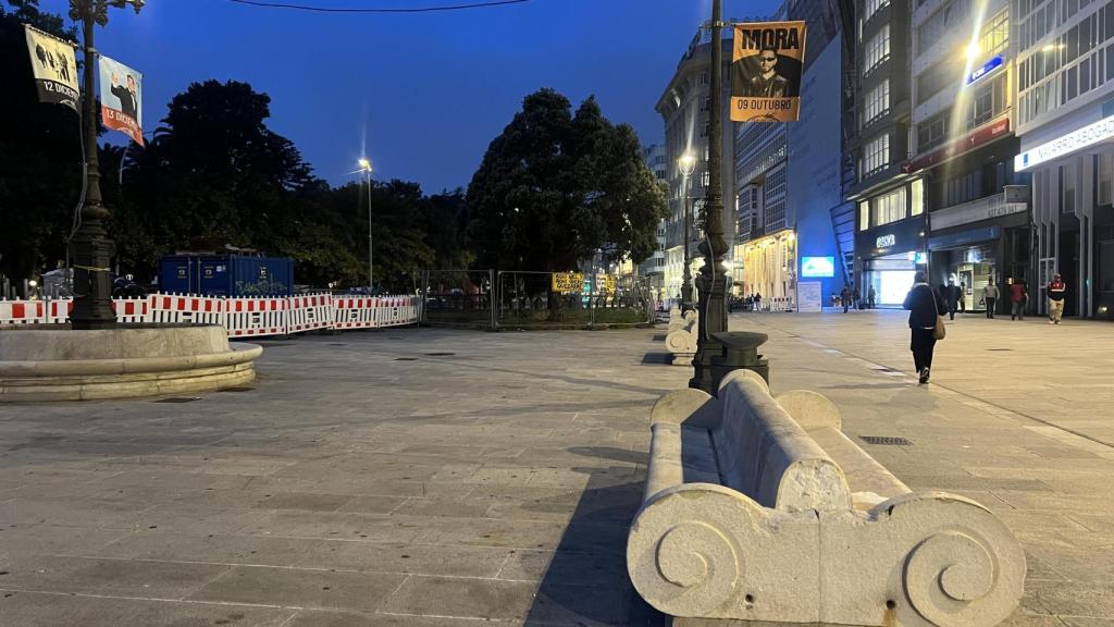 Imagen de A Coruña amaneciendo.