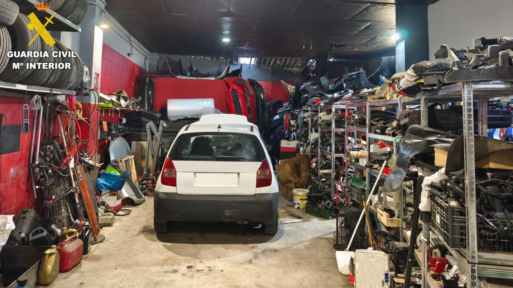 Imagen del taller descubierto.