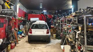 Imagen del taller descubierto.