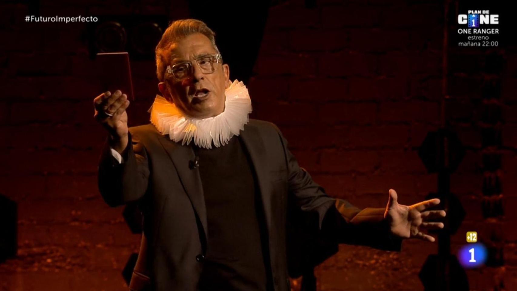 Andreu Buenafuente, en su monólogo de este jueves en 'Futuro Imperfecto'.