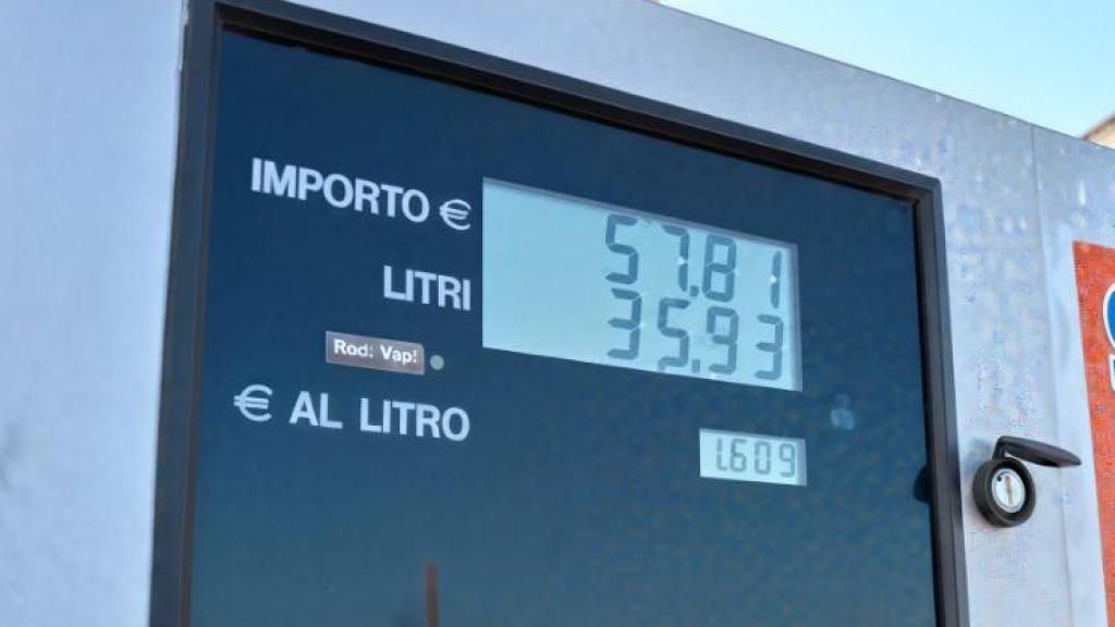 Imagen del precio del carburante.