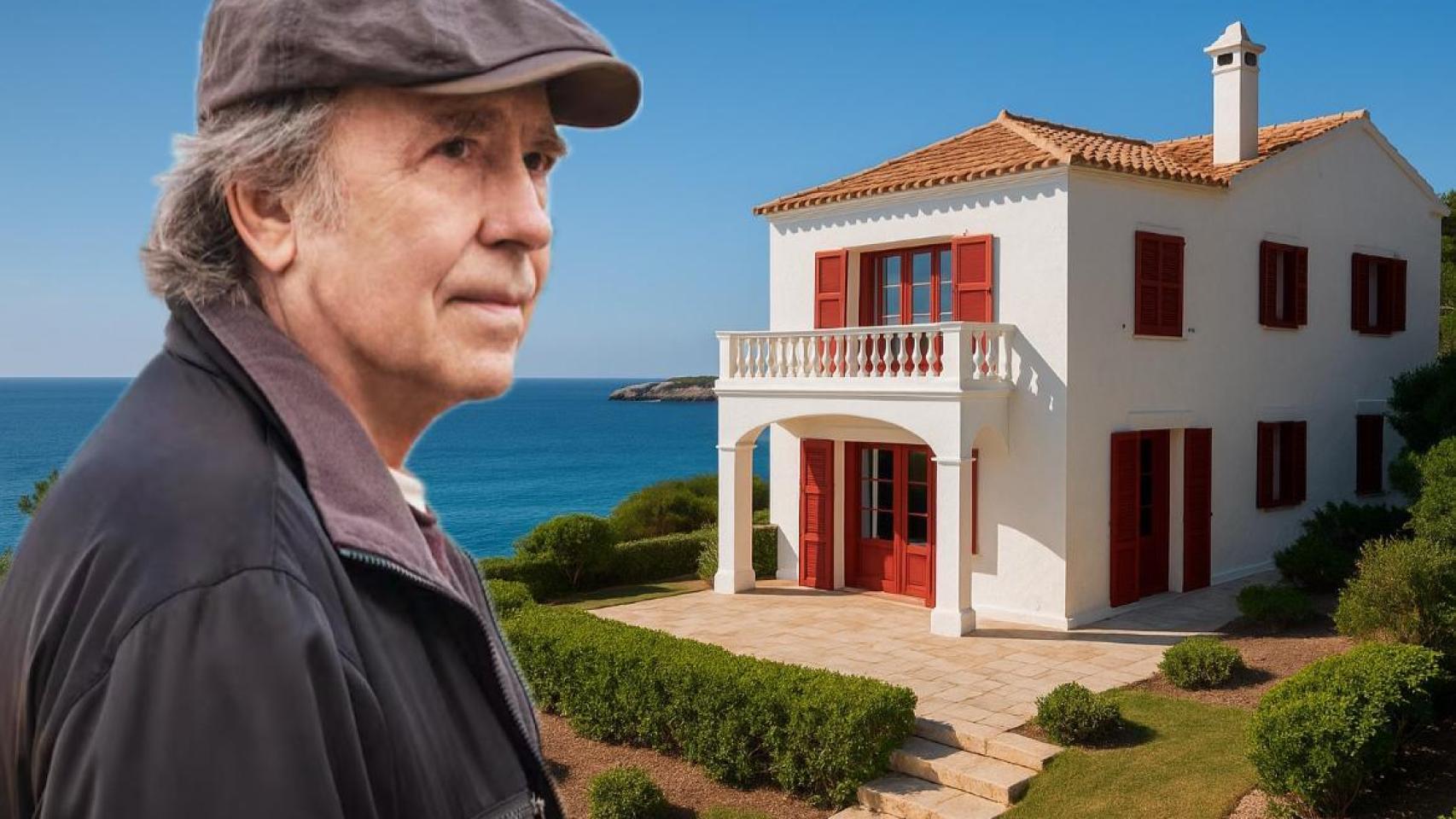 Joan Manuel Serrat y una casa en Menorca.