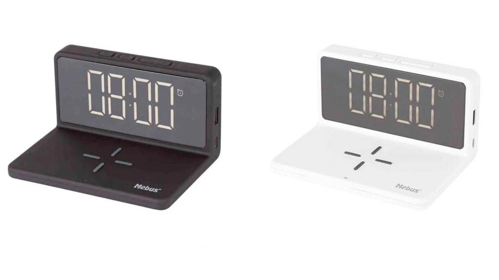 Reloj despertador con Qi