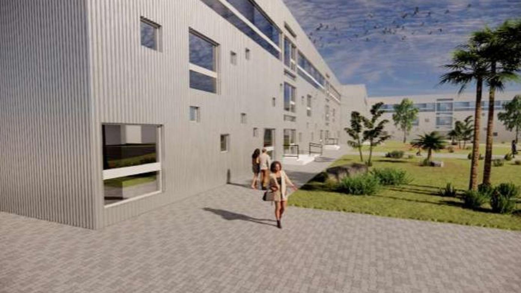 Imagen del proyecto de ampliación del Centro Cultural La Térmica, de la Diputación de Málaga.