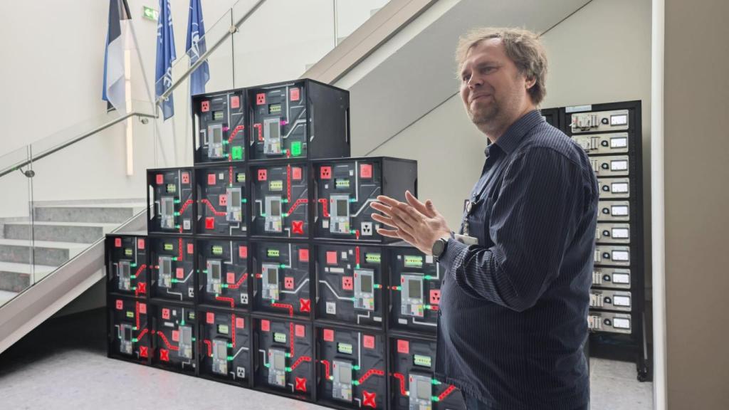 La simulación de fallos en la red energética, en la sede del CCDCOE.