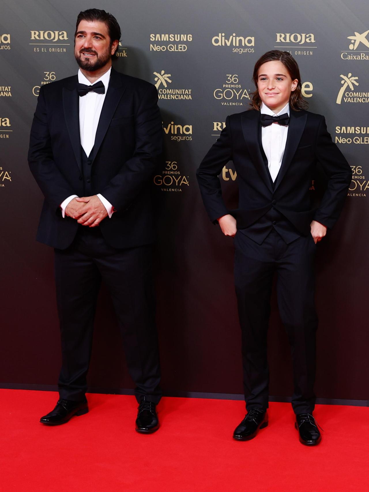 Antonio Orozco con su hijo Jan.