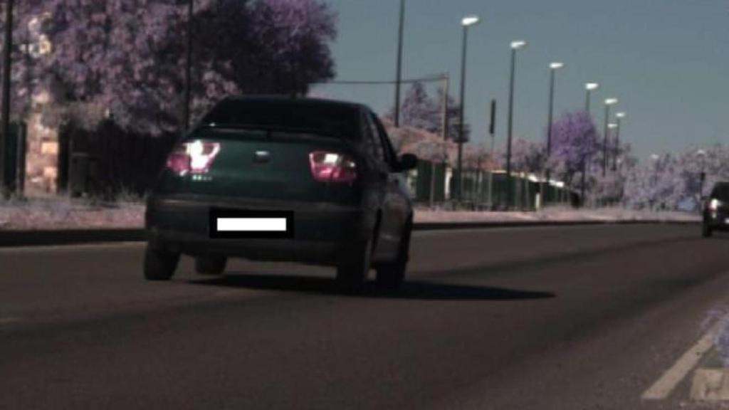 Vehículo que sobrepasaba la velocidad en La Aldehuela