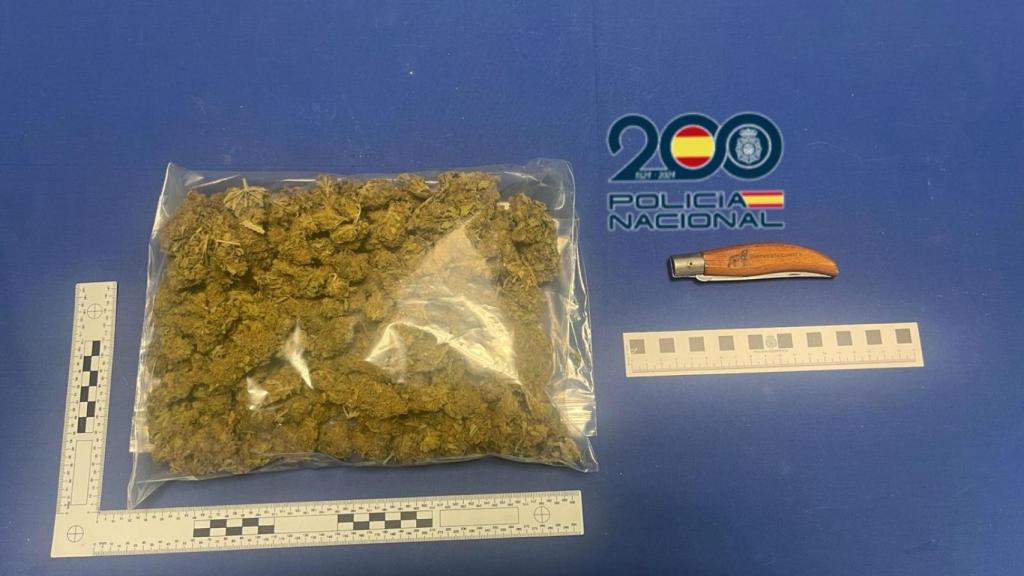 Material intervenido por la Policía Nacional