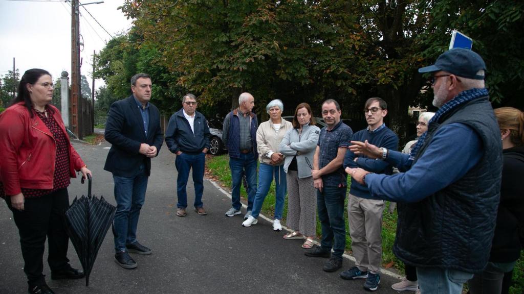 El presidente de la Diputación, Valentín González, Formoso, en el punto a actuar.