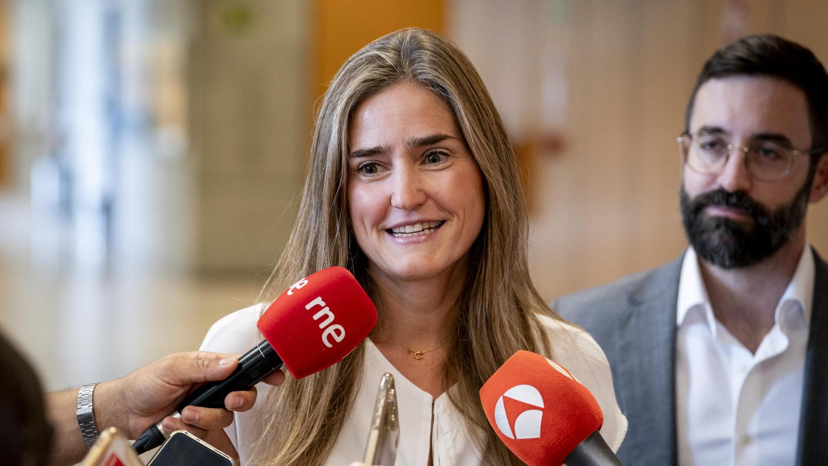 La vicepresidenta del Gobierno y ministra para la Transición Ecológica y el Reto Demográfico, Sara Aagesen, inaugura la jornada ‘Autoconsumo, actualizar para seguir creciendo’.