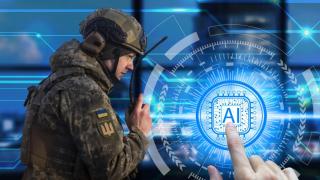 Un militar ucraniano dado una orden en operaciones