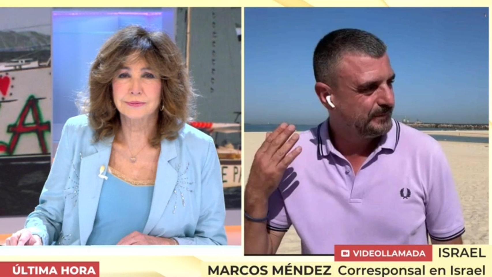 Ana Rosa Quintana y Marcos Méndez en 'El programa de AR'.