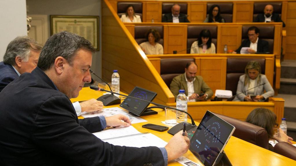 Imagen del pleno de la Diputación de A Coruña.