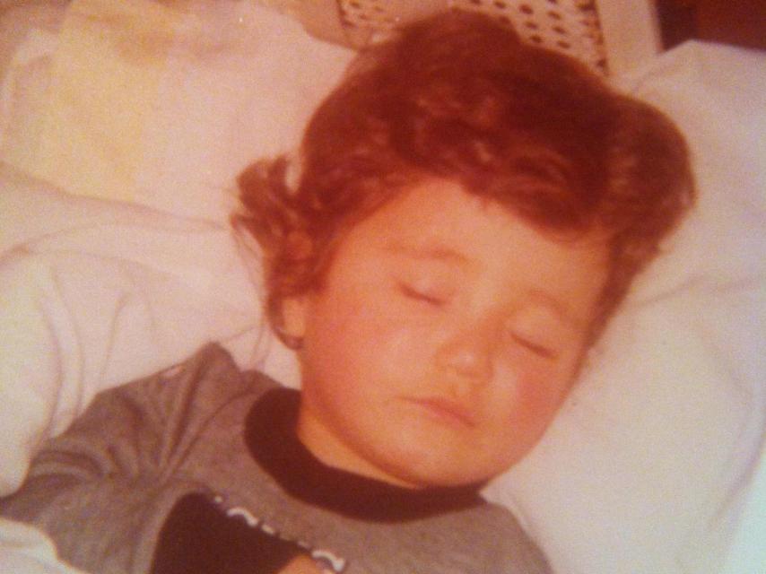 Carlos Santos de pequeño.