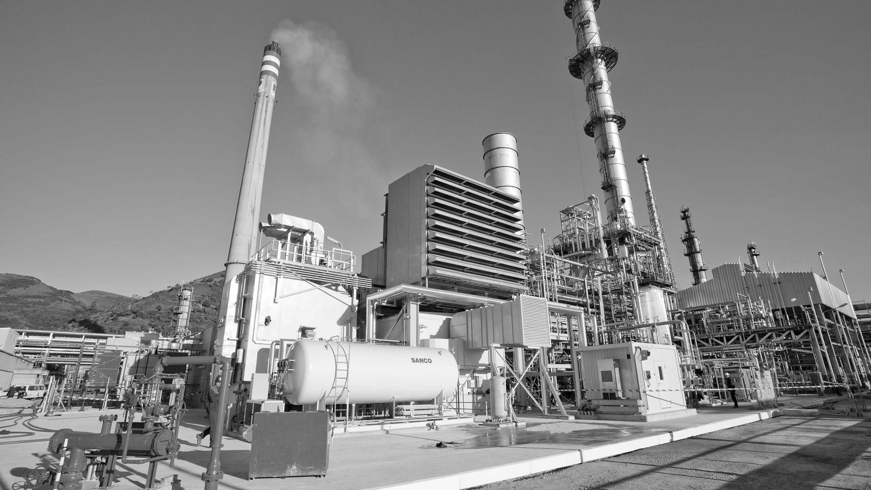 Una planta de cogeneración