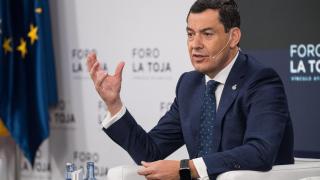 El presidente de la Junta de Andalucía, Juanma Moreno.