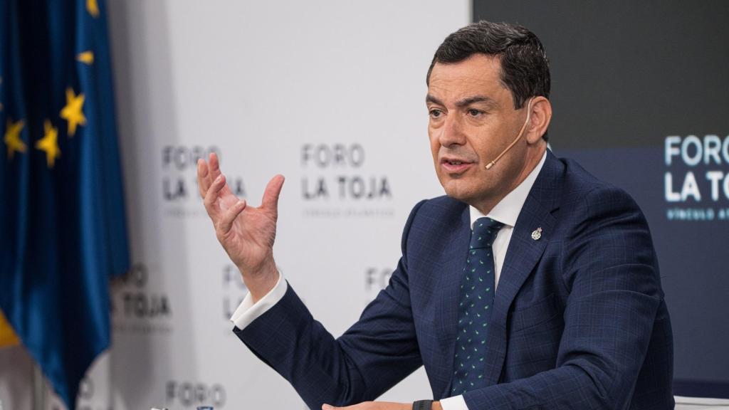 El presidente de la Junta de Andalucía, Juanma Moreno.