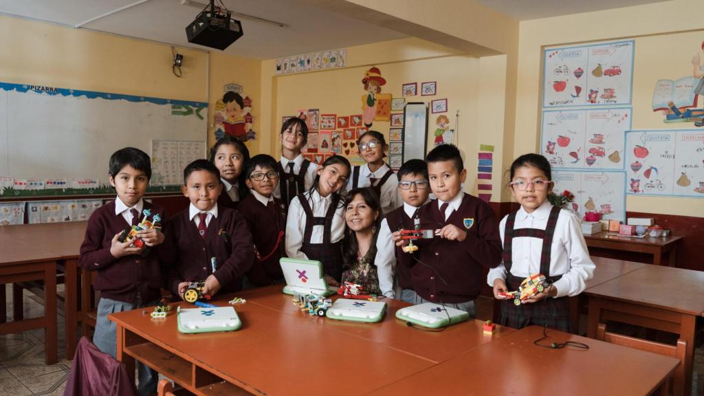 María Teresa Cornejo, profesora de innovación pedagógica en el colegio República de Venezuela en Arequipa, Perú.