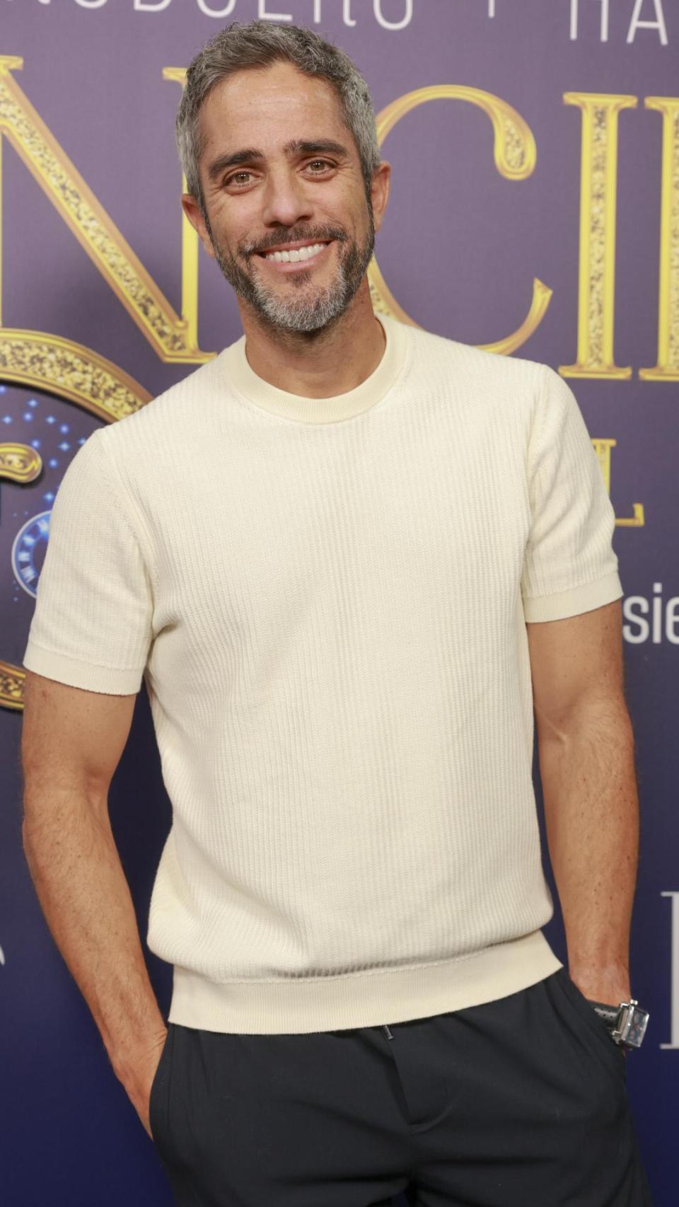 Roberto Leal en el estreno del musical 'Cenicienta' en Madrid.