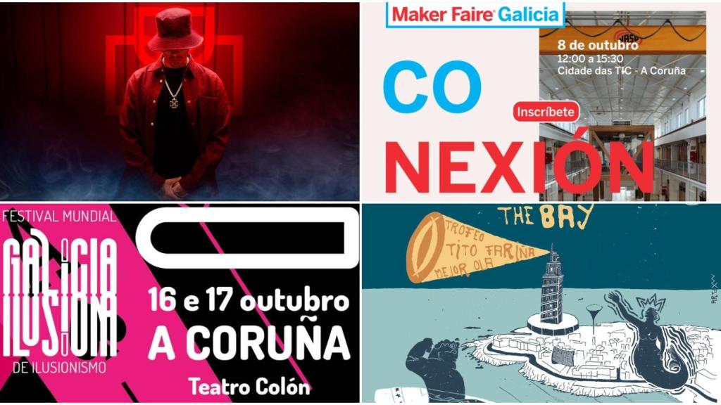 Estos son los grandes conciertos y eventos de octubre 2025 que acogerá A Coruña