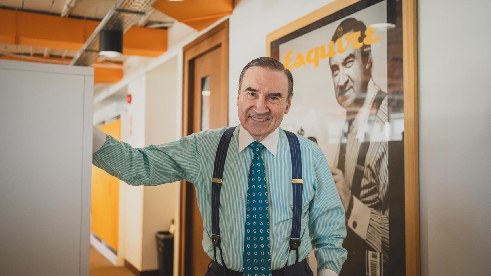 Pedro J. Ramírez en la redacción de 'El Español'. Foto: Sara Fernández