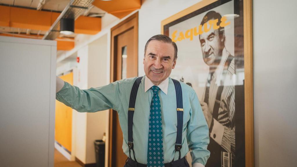 Pedro J. Ramírez en la redacción de 'El Español'. Foto: Sara Fernández