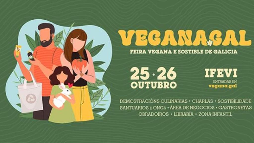 Cartel de la edición 2025 de Vegana.gal