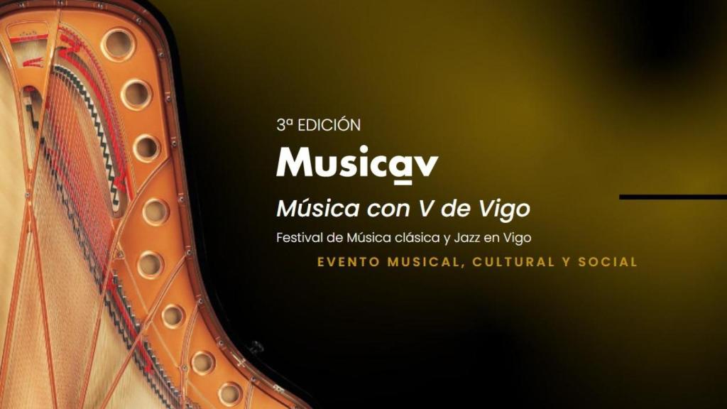 Cartel de la edición 2025 de MúsicaV, el Festival de Música y Jazz