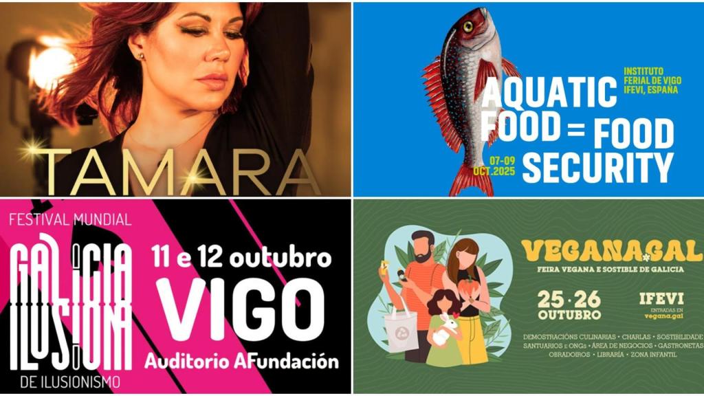 Todos los conciertos y eventos de los que podrás disfrutar este octubre 2025 en Vigo