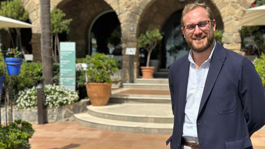 Marc Castellví en el Parador de Gibralfaro.