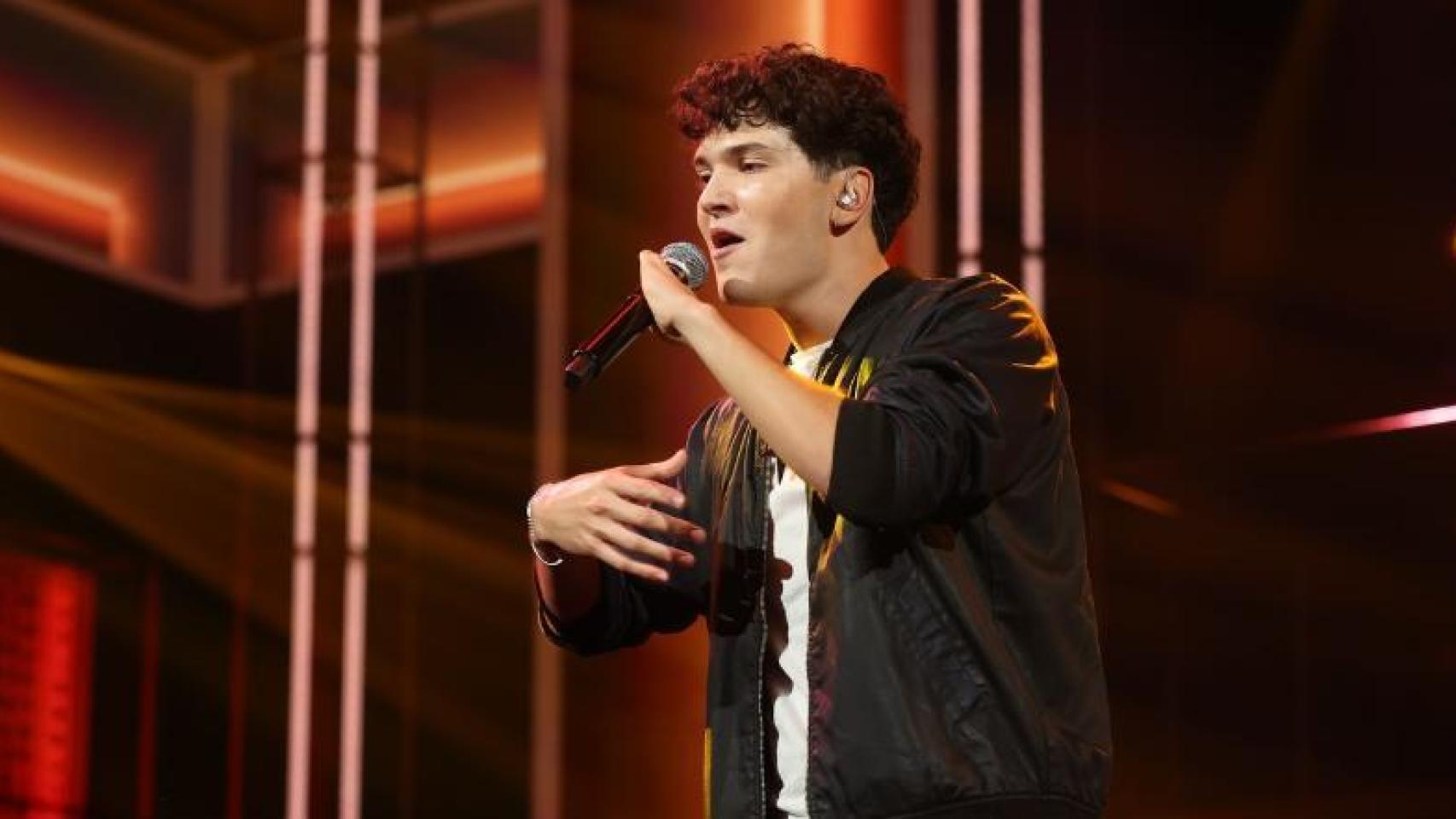 Javi Crespo en 'Operación Triunfo'.