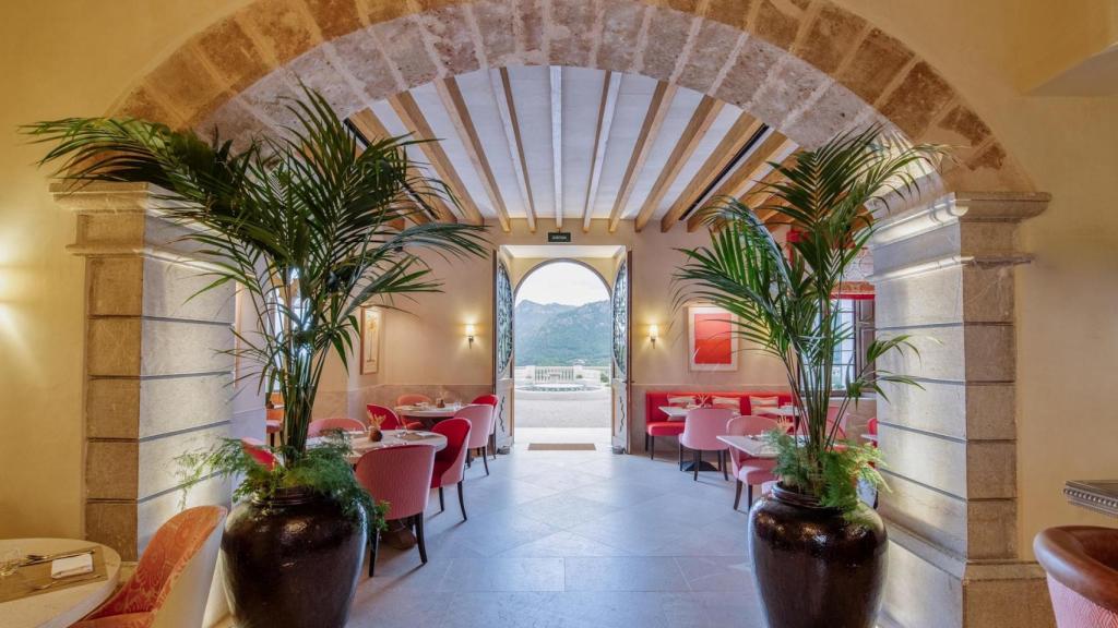 El restaurante Sa Terrasa por dentro.