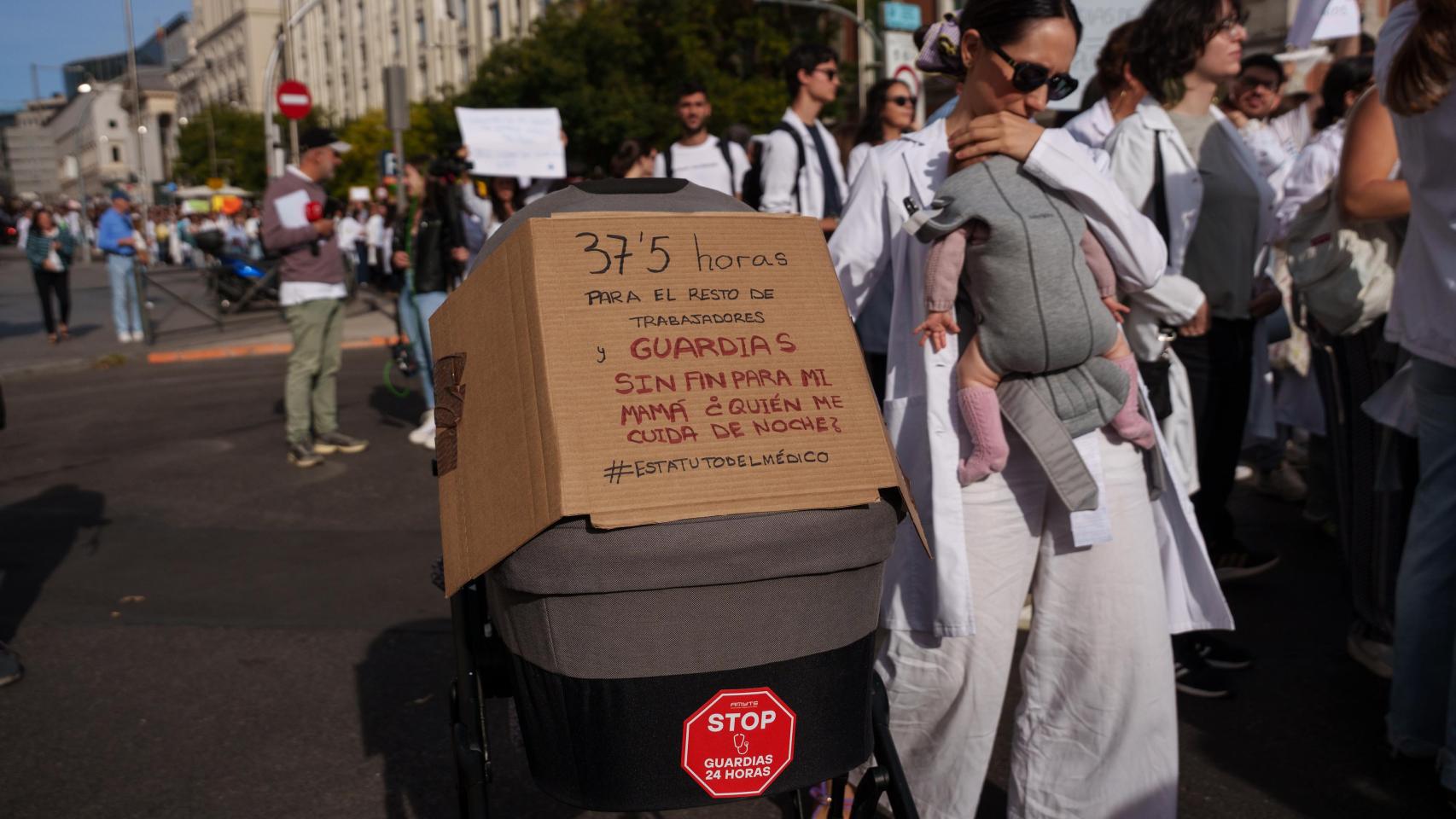 Huelga médica en Madrid del pasado 3 de octubre.
