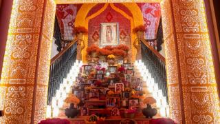 La VI edición del altar de la Fundación Casa de México por el Día de los Muertos en 2023.