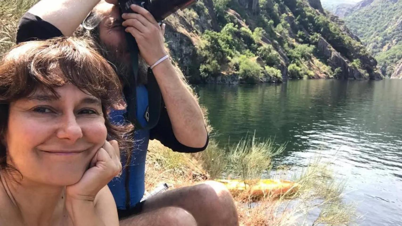 Eva Amaral, en plena naturaleza.