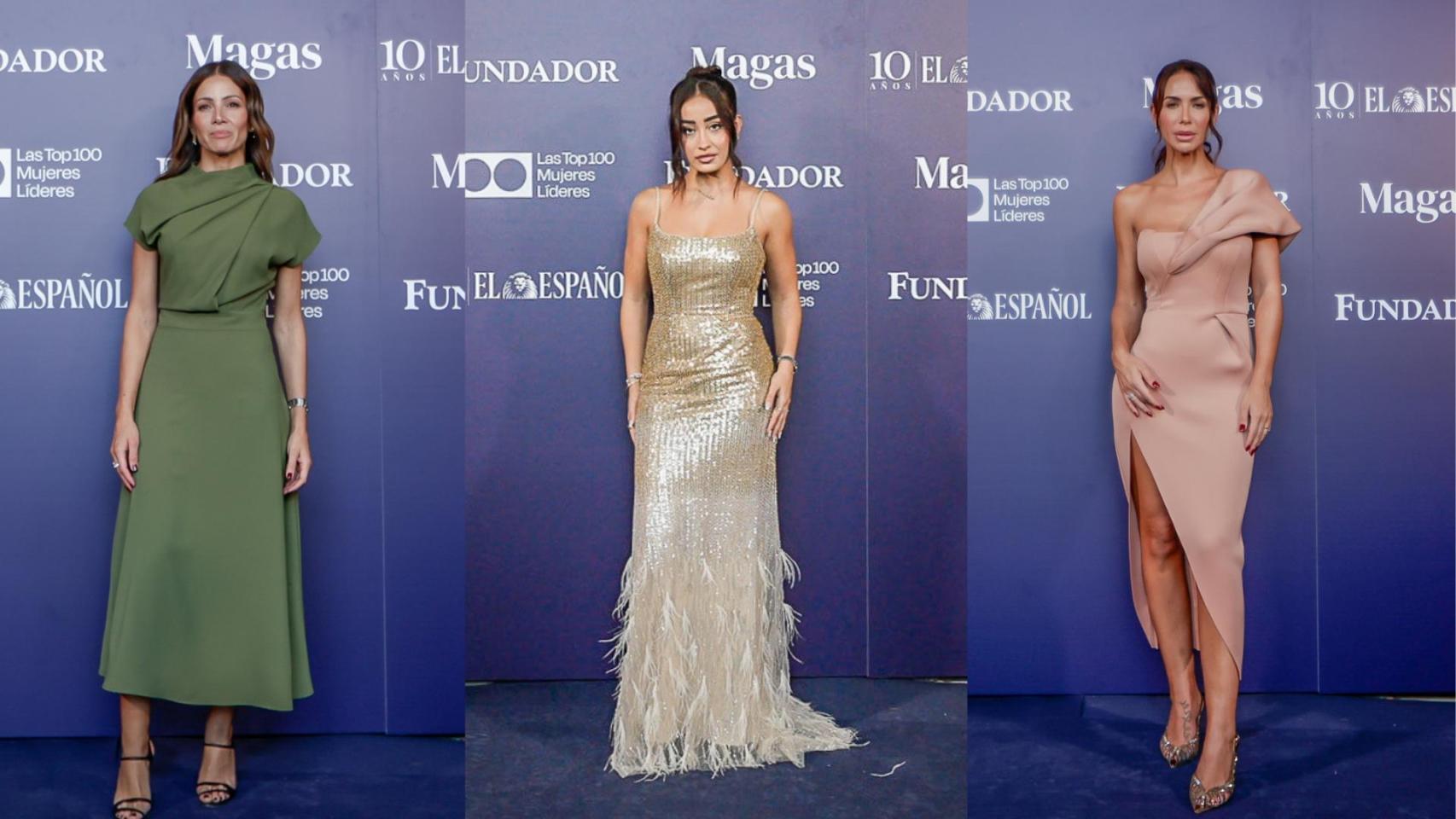 Virginia Troconis, Marina Rivers y Tamara Gorro posando en el 'photocall'.