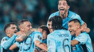 El Celta celebra la remontada ante el PAOK en su regreso a Europa
