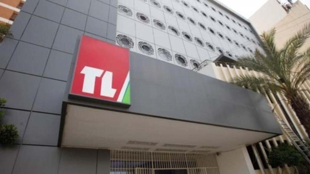 Oficinas de Télé Liban (TL), cadena pública del Líbano, en Beirut.