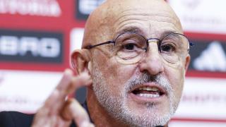 Luis de la Fuente, en rueda de prensa