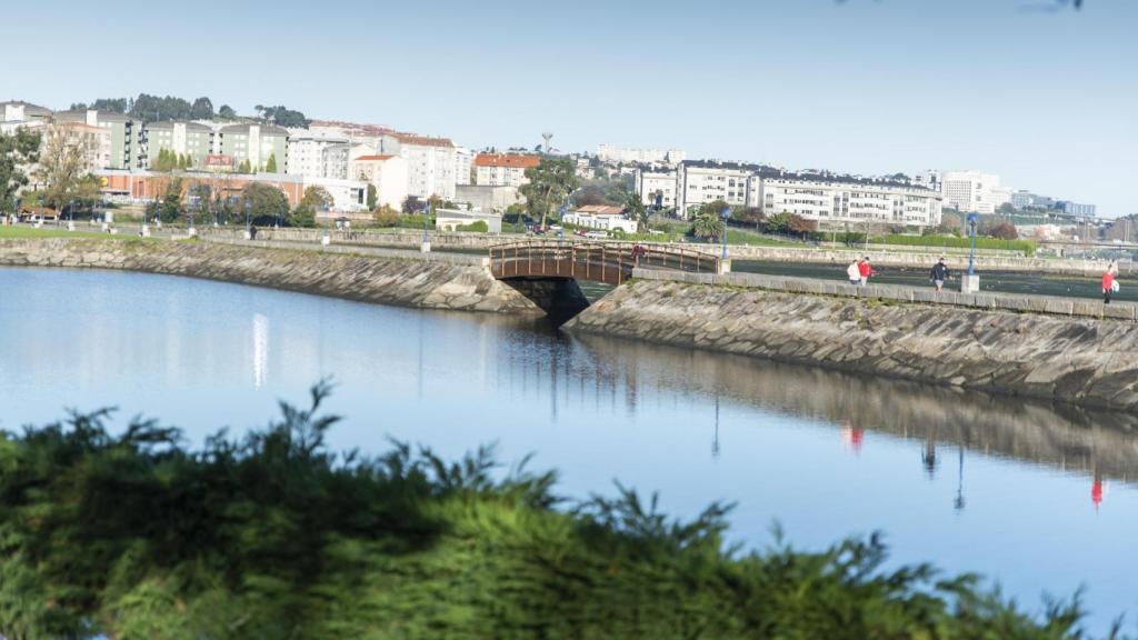 Imagen de la lagoa de Fonteculler.